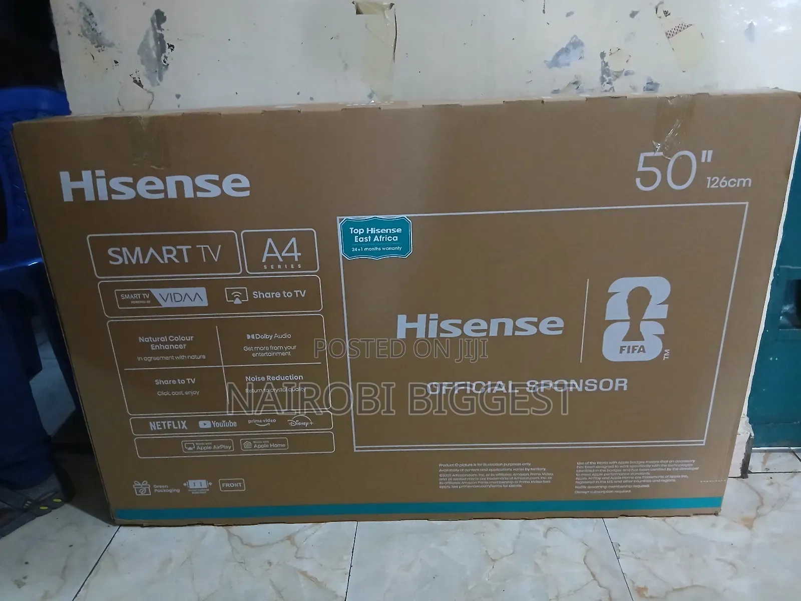Hisense 50" Smart Vidaaa Television