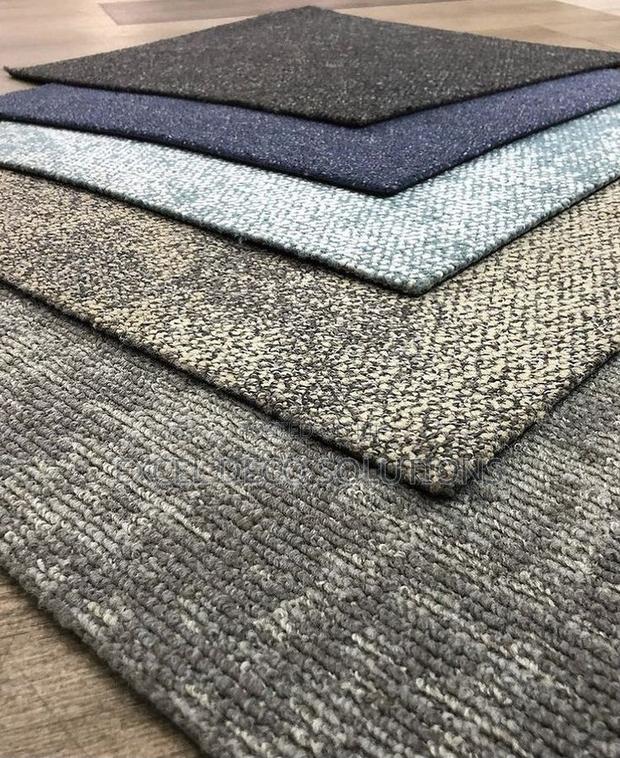 Plain Commercial Carpet Tile – Cost-Effective Office Floor - main view