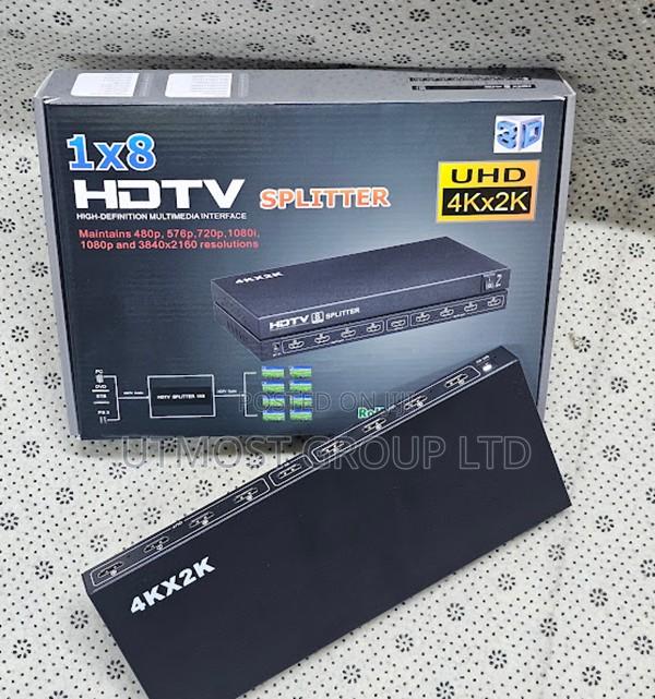 8 Way Hdmi Splitter 1x8 Video Distributo - main view