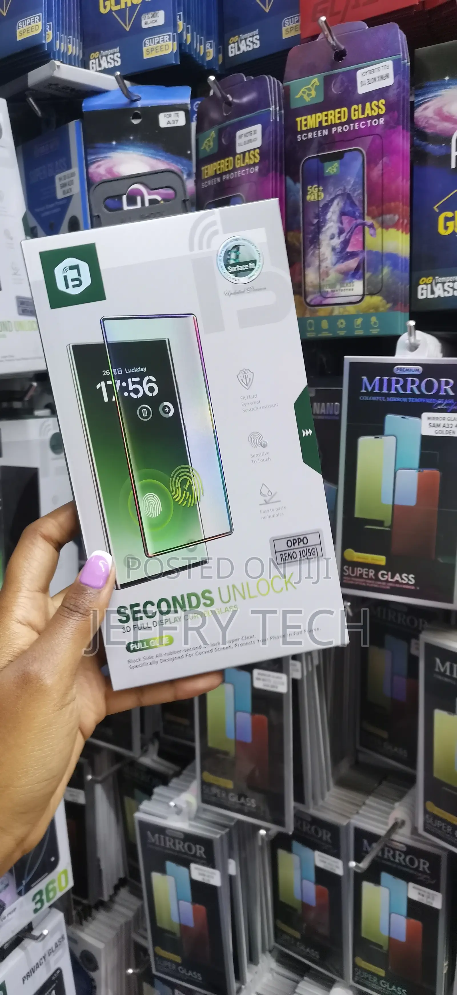Difum Tempered Glass for Oppo Reno 10 5g Screen Protector
