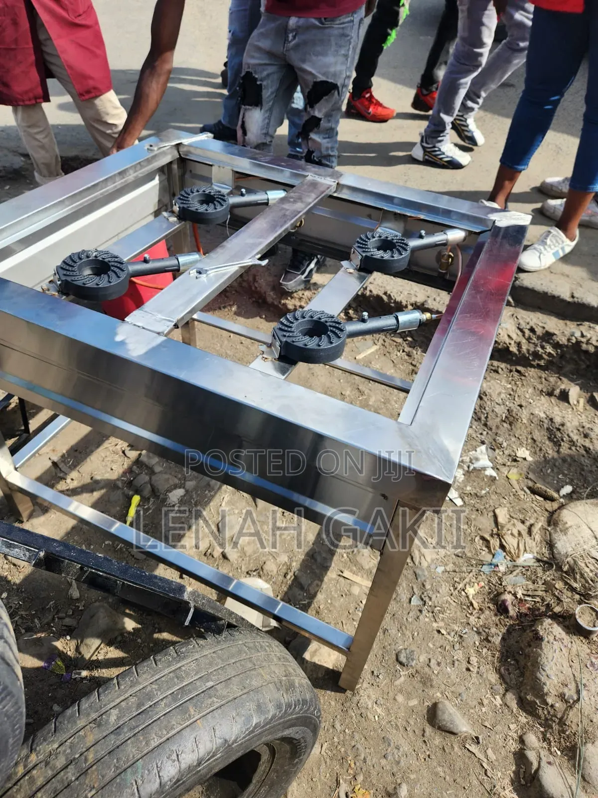 Four Burner Stainless