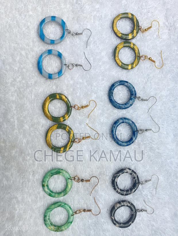 Handcrafted Polymer Clay Earings - thumbnail 4