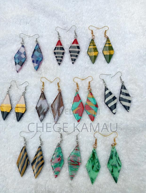 Handcrafted Polymer Clay Earings - thumbnail 5
