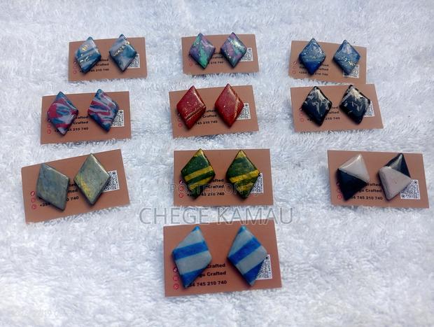 Handcrafted Polymer Clay Earings - thumbnail 8