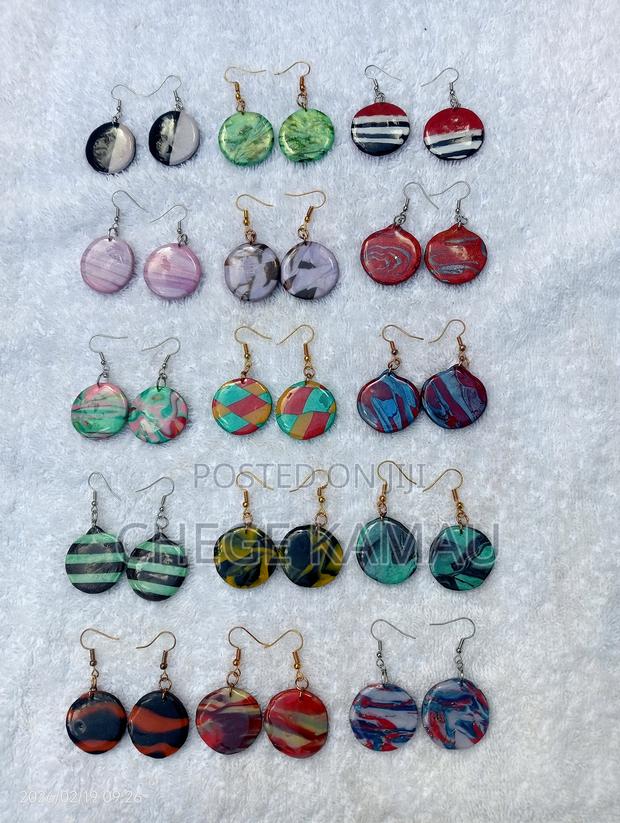 Handcrafted Polymer Clay Earings - thumbnail 9
