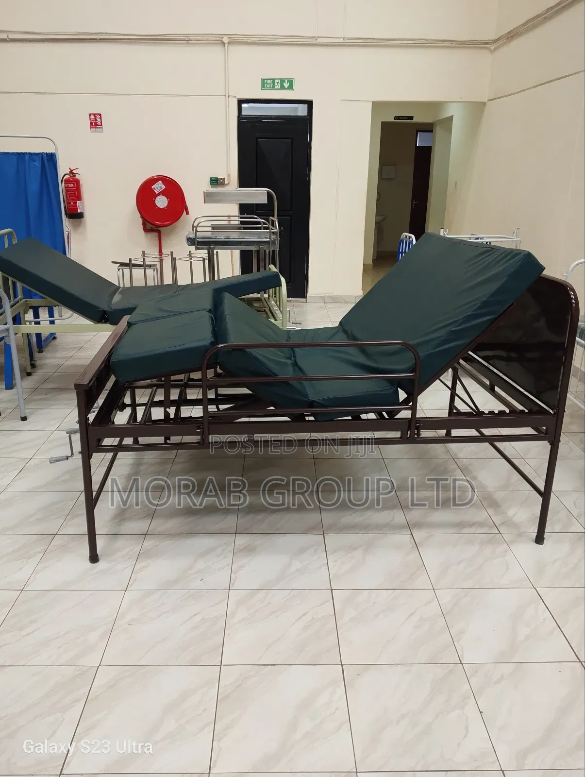 Hospital Bed Three Crank With Mattress