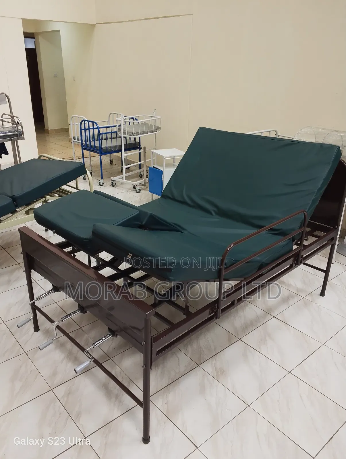 Hospital Bed Three Crank With Mattress