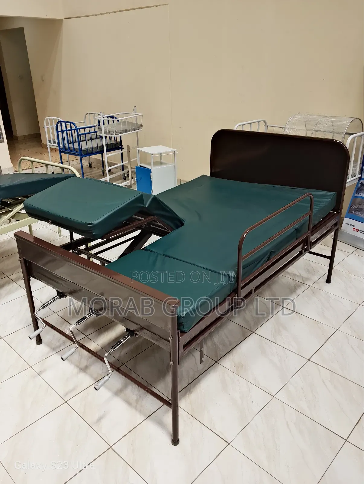 Hospital Bed Three Crank With Mattress