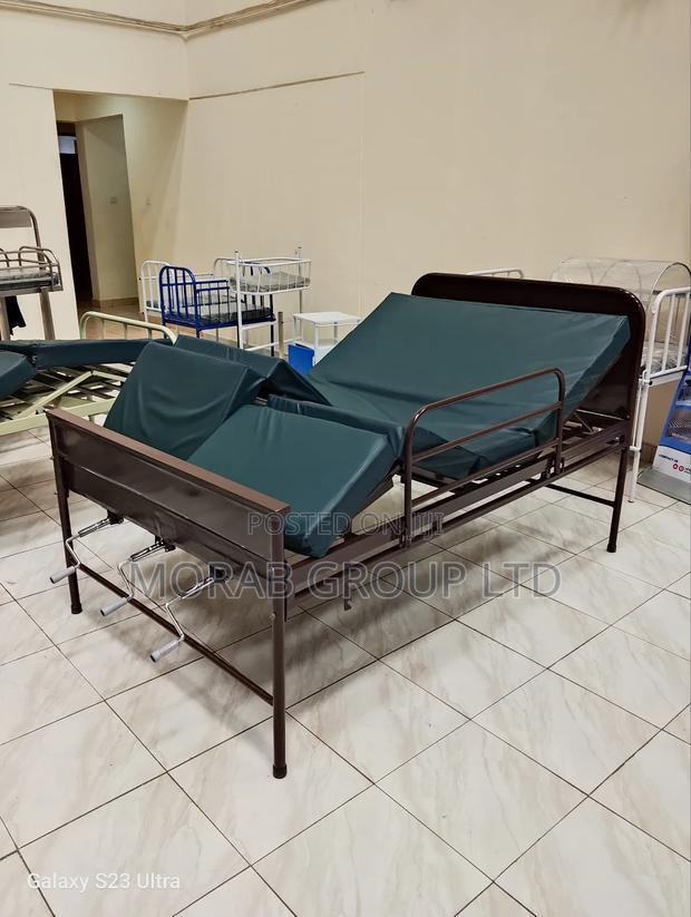 Hospital Bed Three Crank With Mattress - thumbnail 15