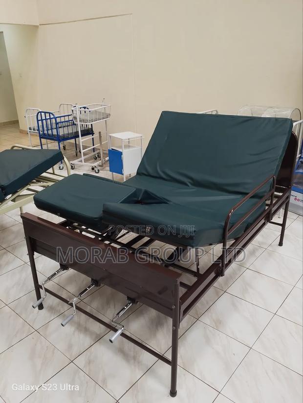 Hospital Bed Three Crank With Mattress - thumbnail 17