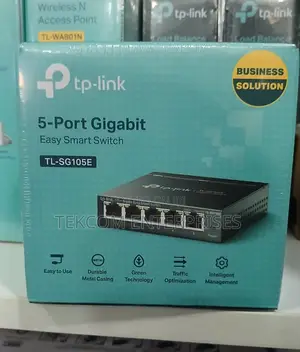 Tp-Link Tl-Sg105e - 5-Port Gigabit Ethernet Switch