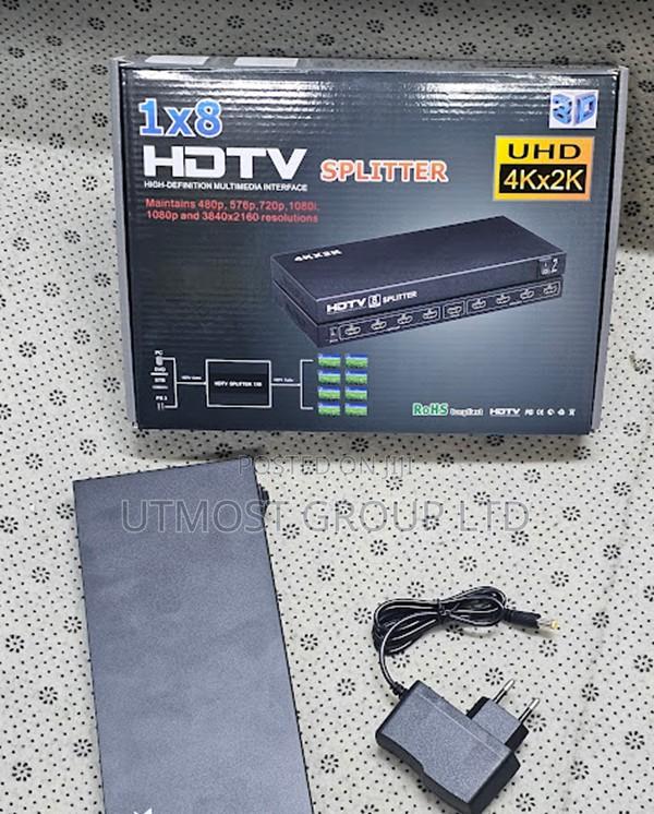 8 Way Hdmi Splitter 1080p Tv Monitor Projector
