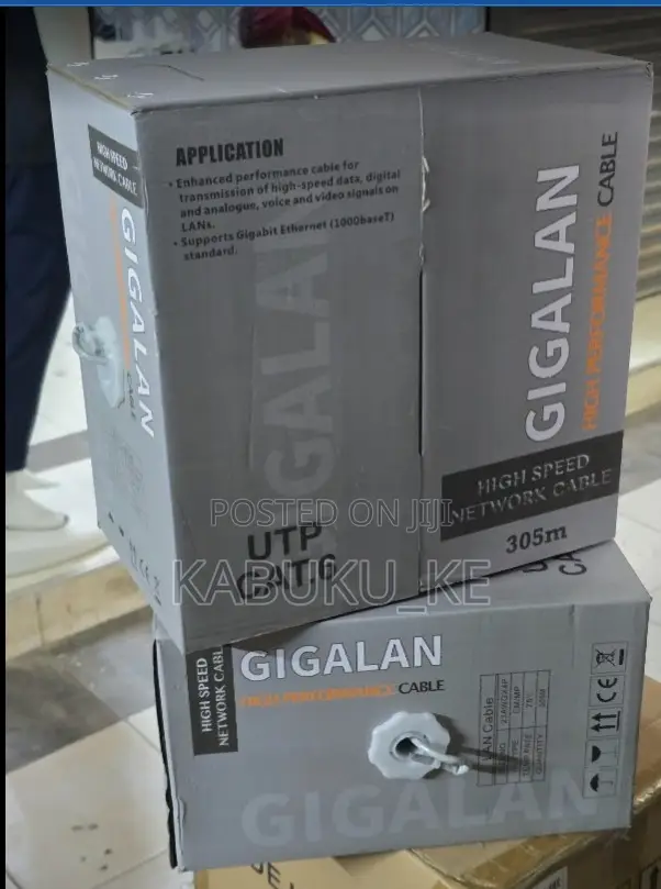 Cat 6 Indoor Ethernet Cable 305m - Gigalan