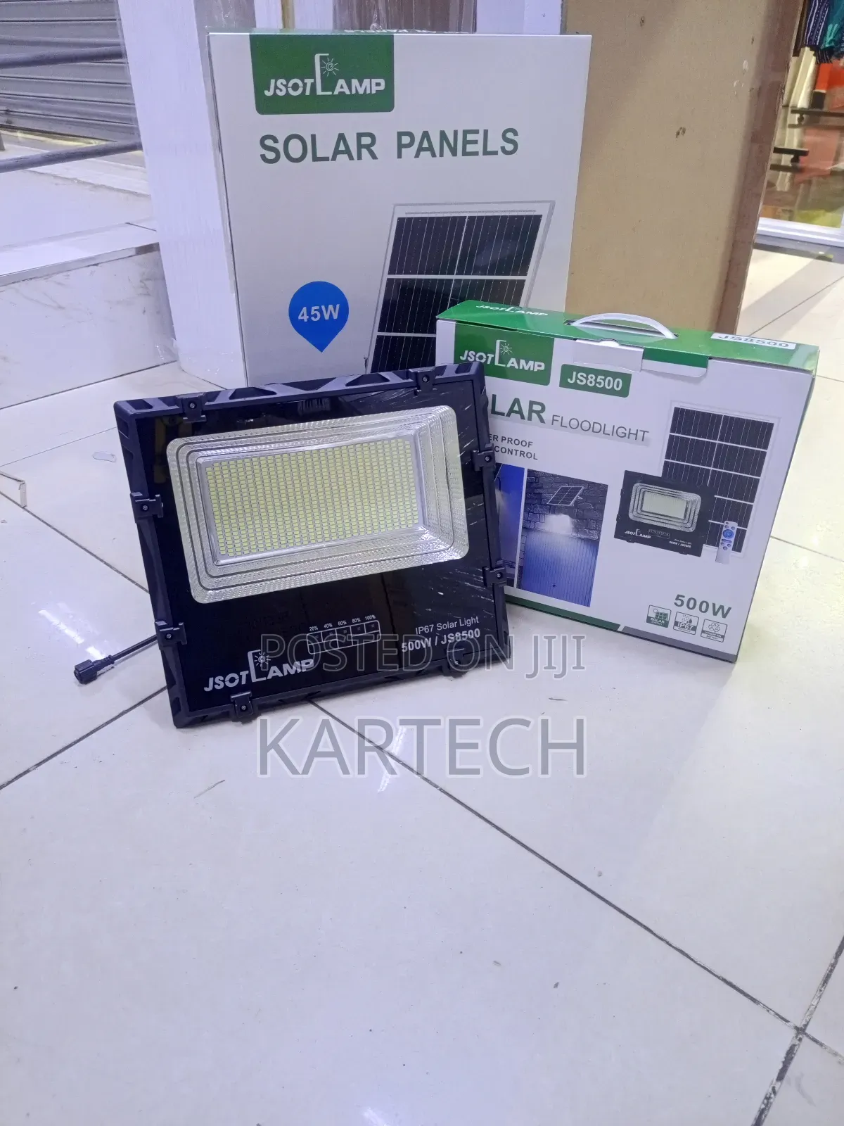 500w Ip67 Waterproof Solar Security Flood Light – Jsot Lamp Js8500