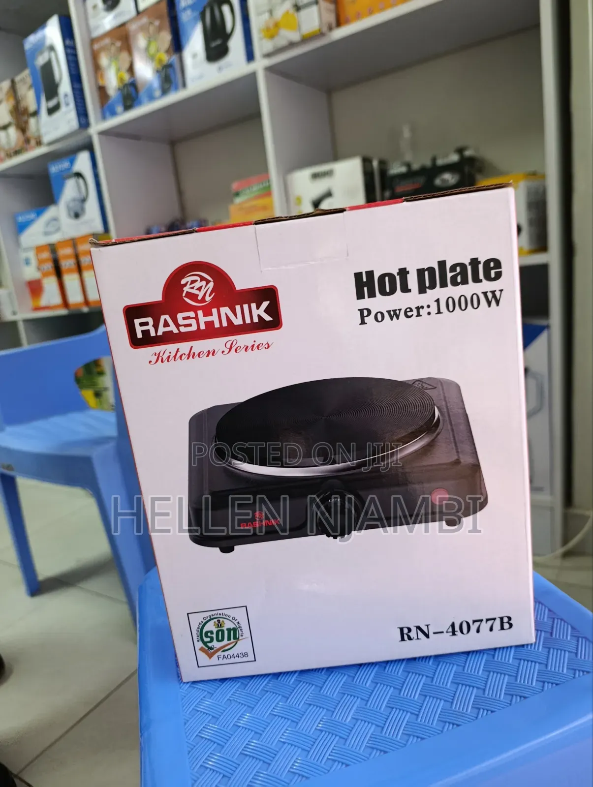 Rashnik 1000watts Single Hot Plate