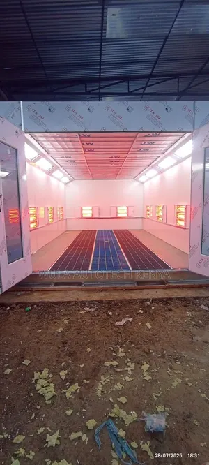 Heavy Duty Machinery Power Spray Booth Machine With All Accessories