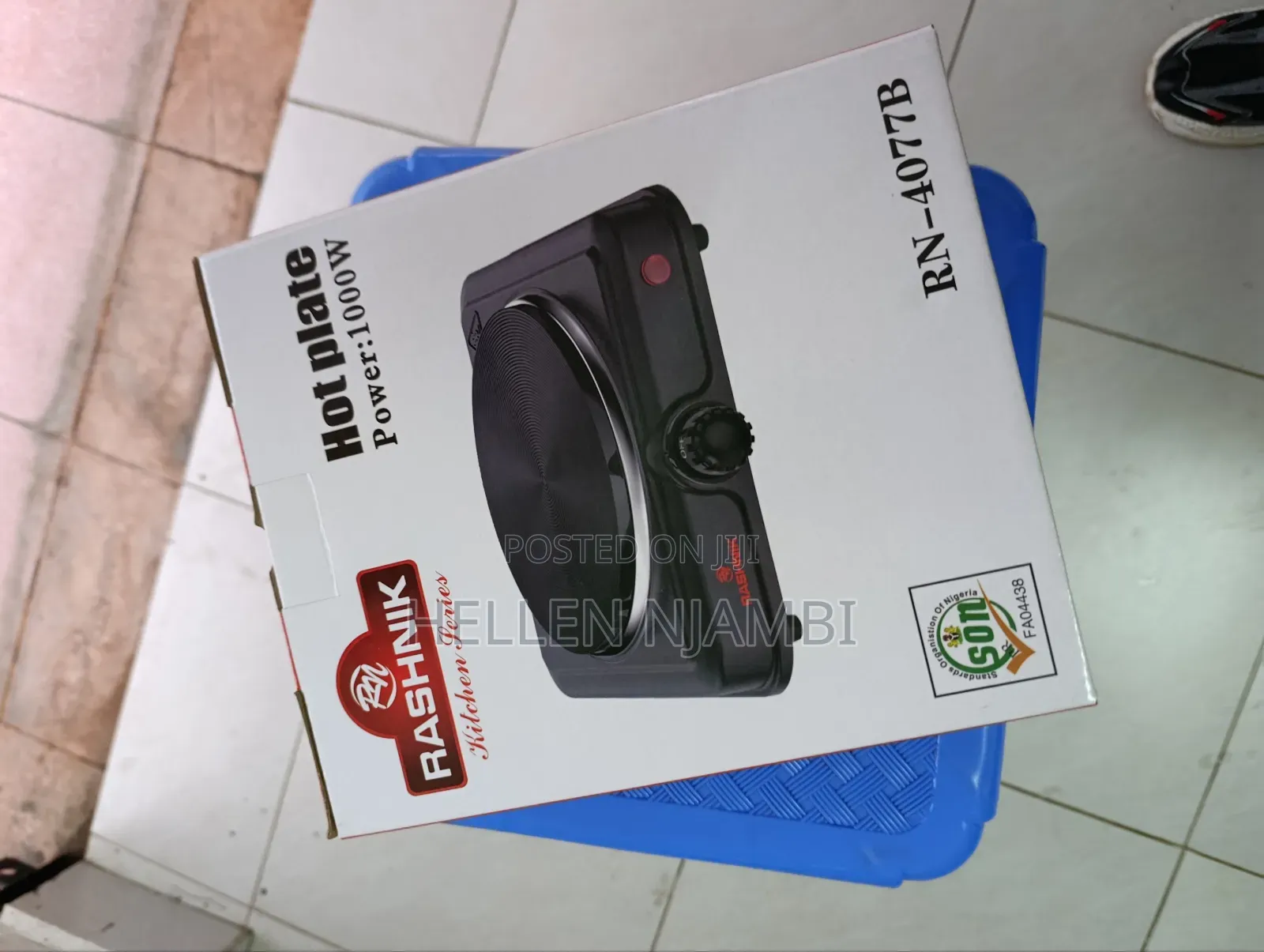 Rashnik 1000w Electric Single Coil