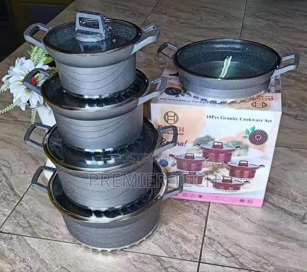 10 PCS Bosch Granite Cookware - main view