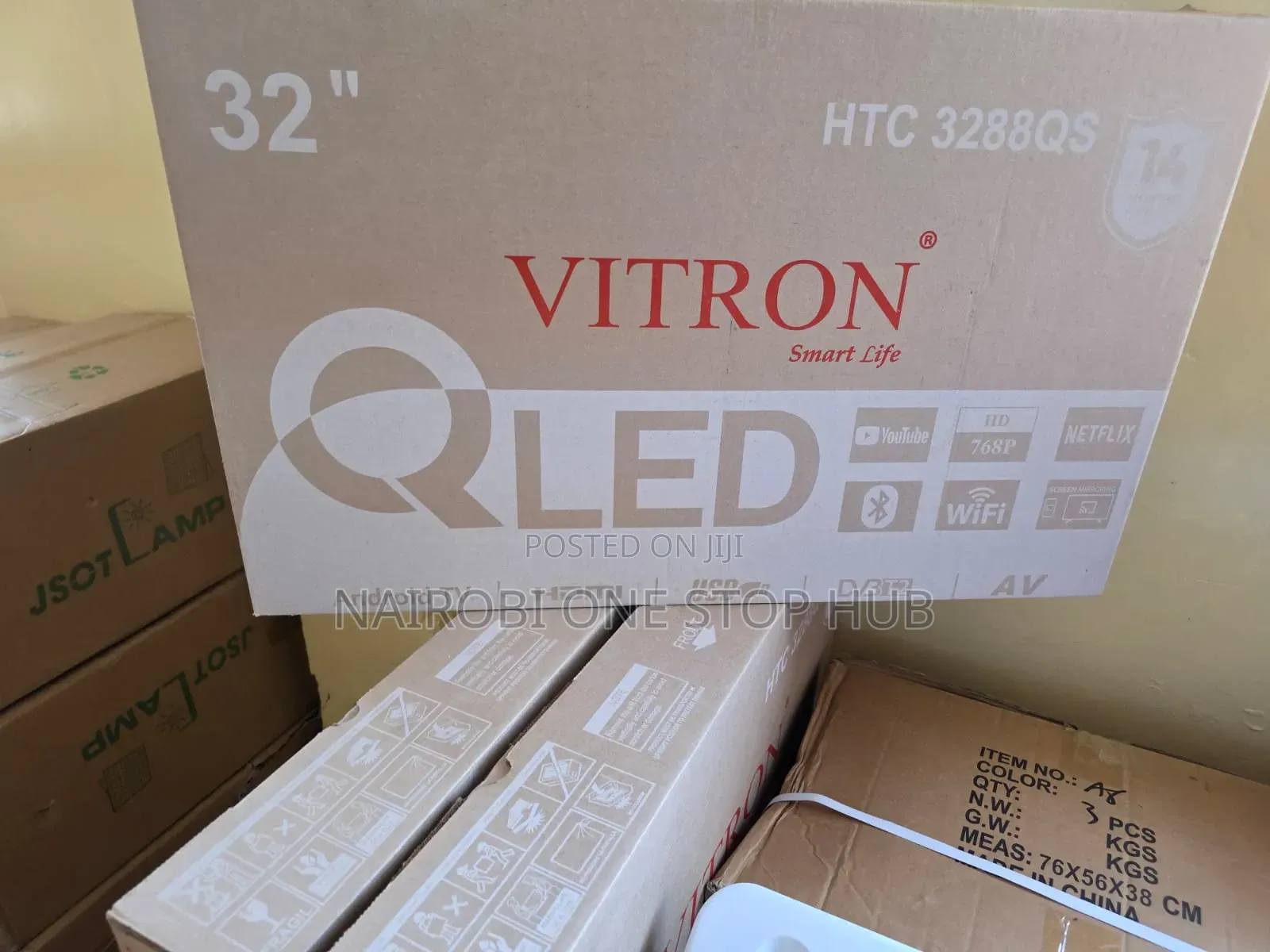 Vitron 32 Inches Qled Smart Frameless Tv