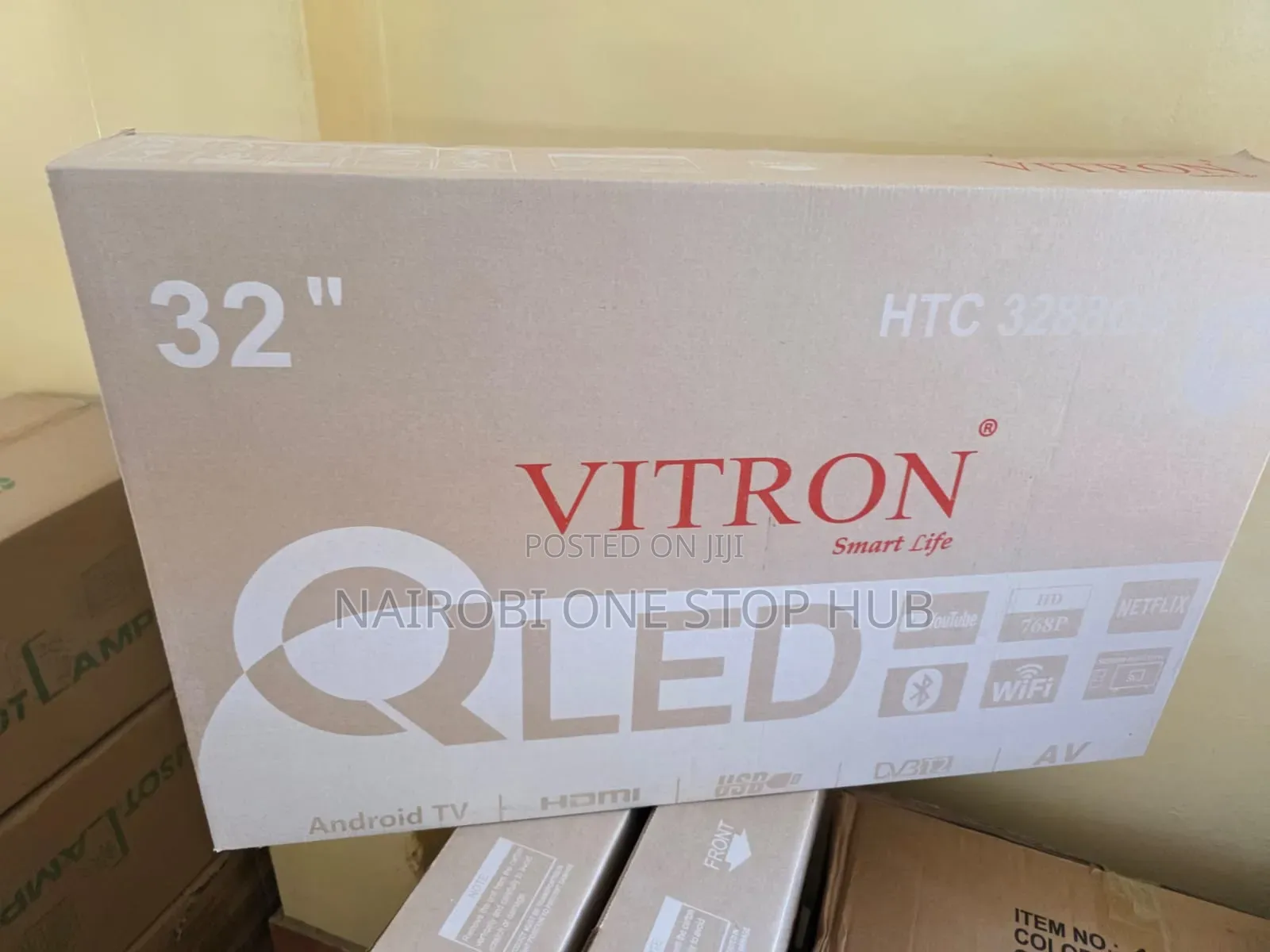 Vitron 32 Inches Qled Smart Frameless Tv