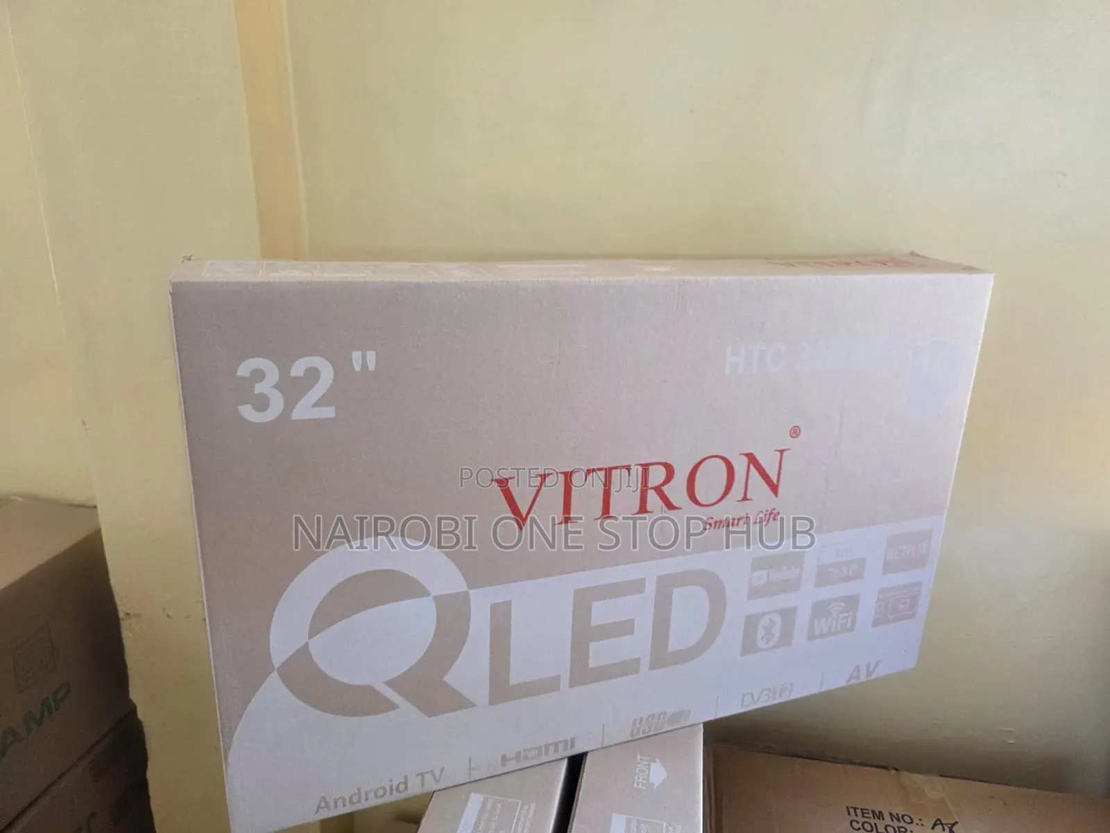 Vitron 32 Inches Qled Smart Frameless Tv