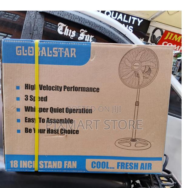 Globalstar 18 Inch Pedestal Fan – Adjustable Durable