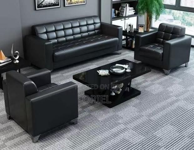 Modern Office Sofa : 5-Seater Executive Office Sofa - thumbnail 2