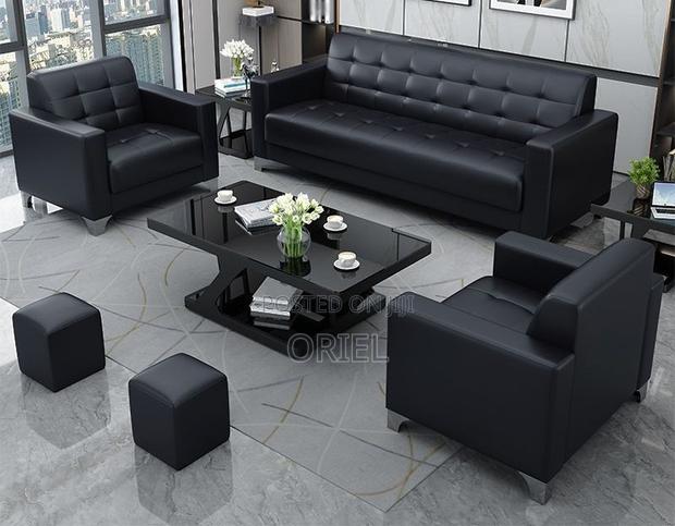 Modern Office Sofa : 5-Seater Executive Office Sofa - thumbnail 3