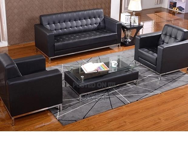 Modern Office Sofa : 5-Seater Executive Office Sofa - thumbnail 12