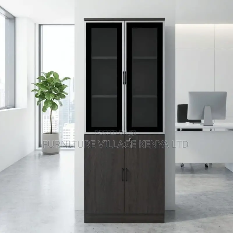 2-door Wooden Filing Cabinet