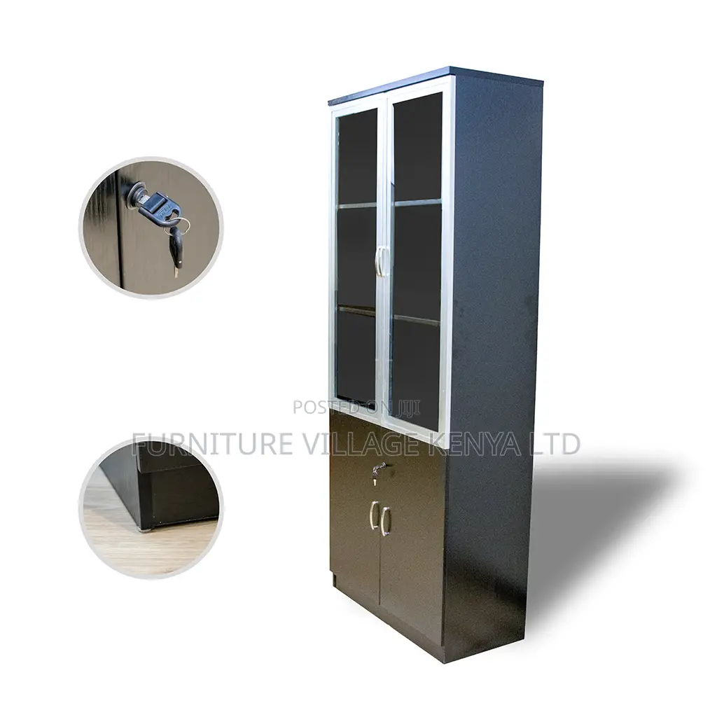 2-door Wooden Filing Cabinet