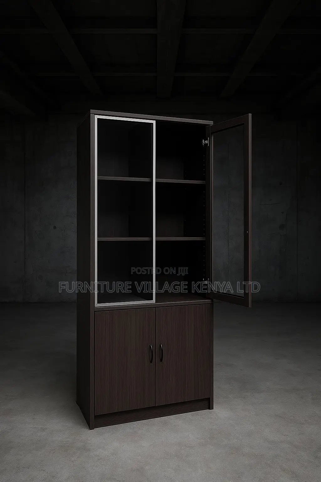 2-door Wooden Filing Cabinet