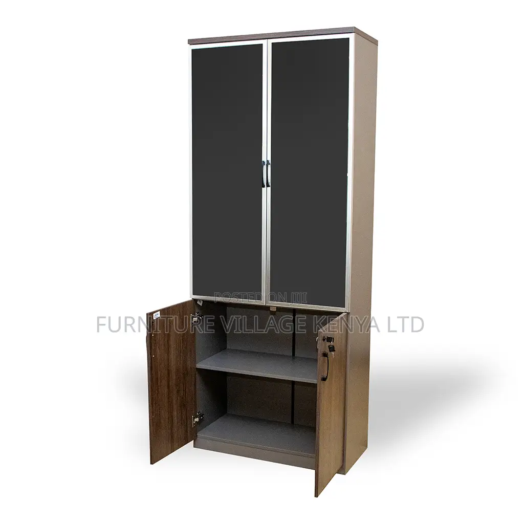 2-door Wooden Filing Cabinet