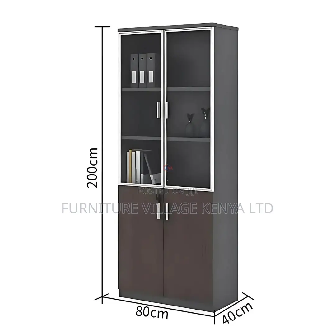 2-door Wooden Filing Cabinet
