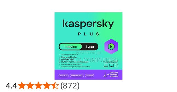 Kaspersky Plus (Internet Security) 1user - main view
