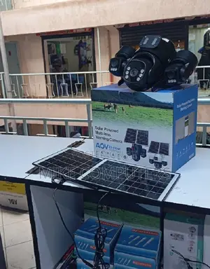 3 Lens 15x Zoom 4g Wireless Solar Powered Ip PTZ Surveil Camera