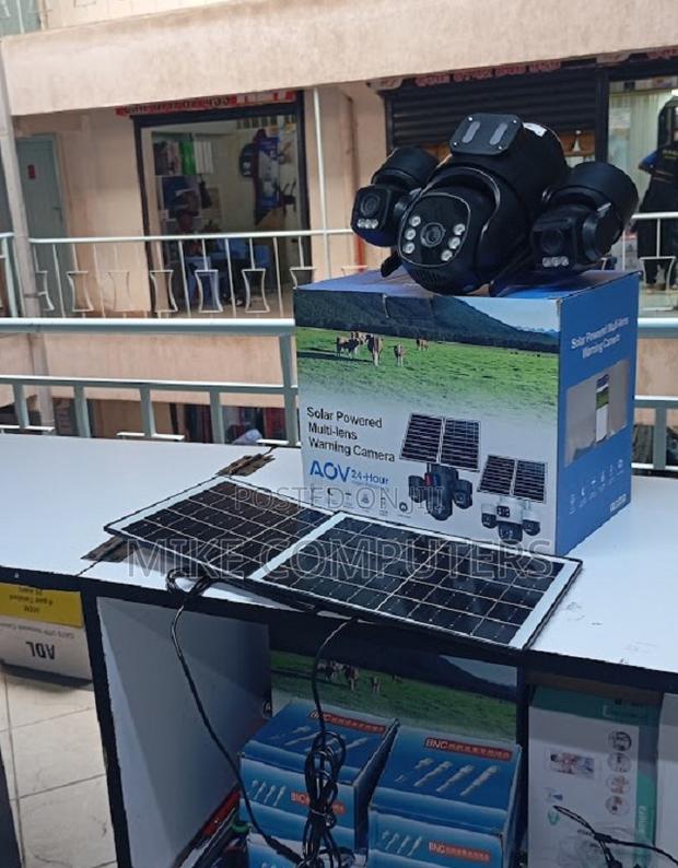 3 Lens 15x Zoom 4g Wireless Solar Powered Ip PTZ Surveil Camera - main view