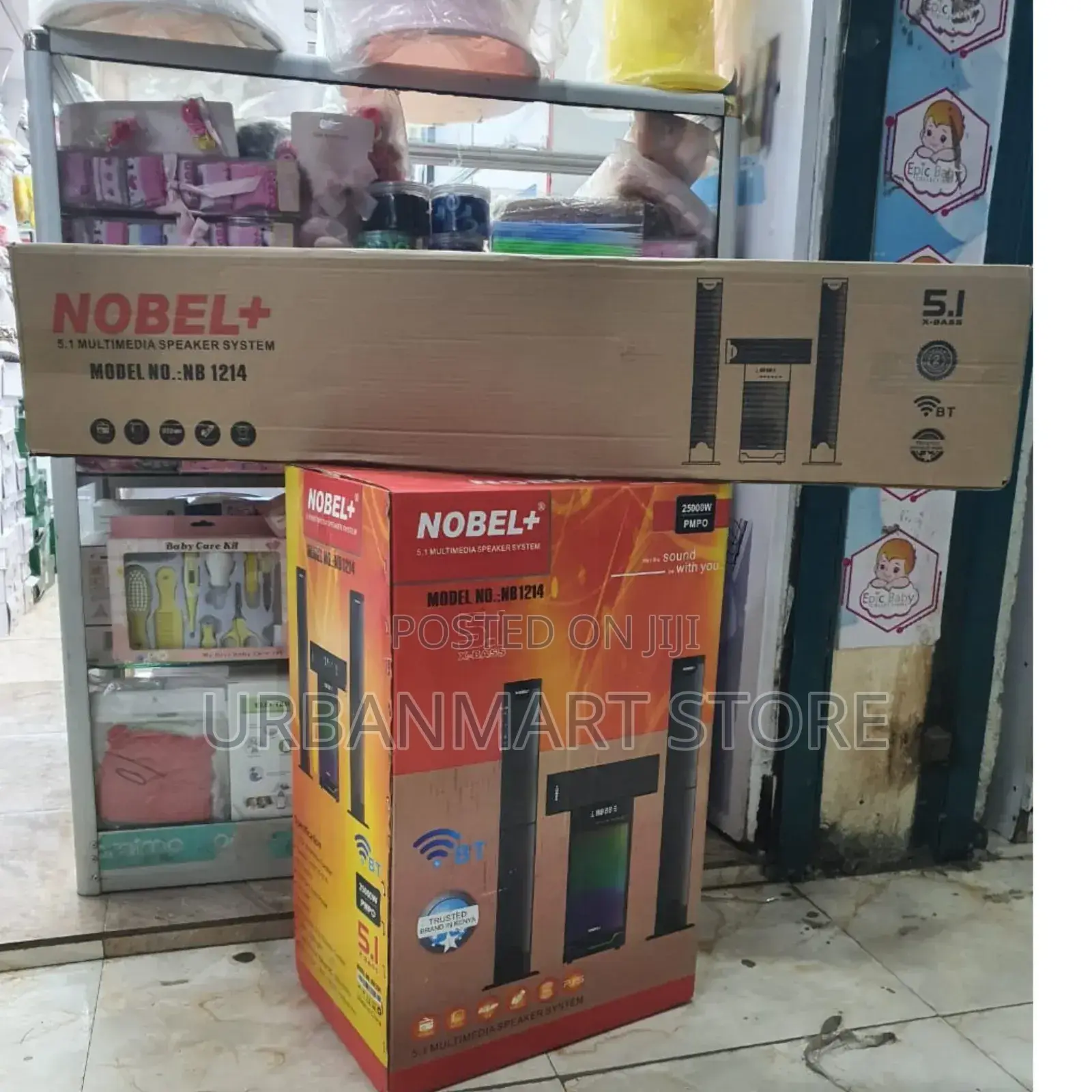 Nobel Nb-1214 5.1 Channel Bluetooth Sound System W/ Usb Fm