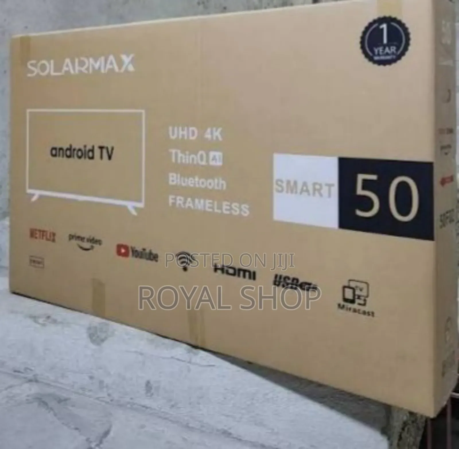Solarmax 50 Inch Television