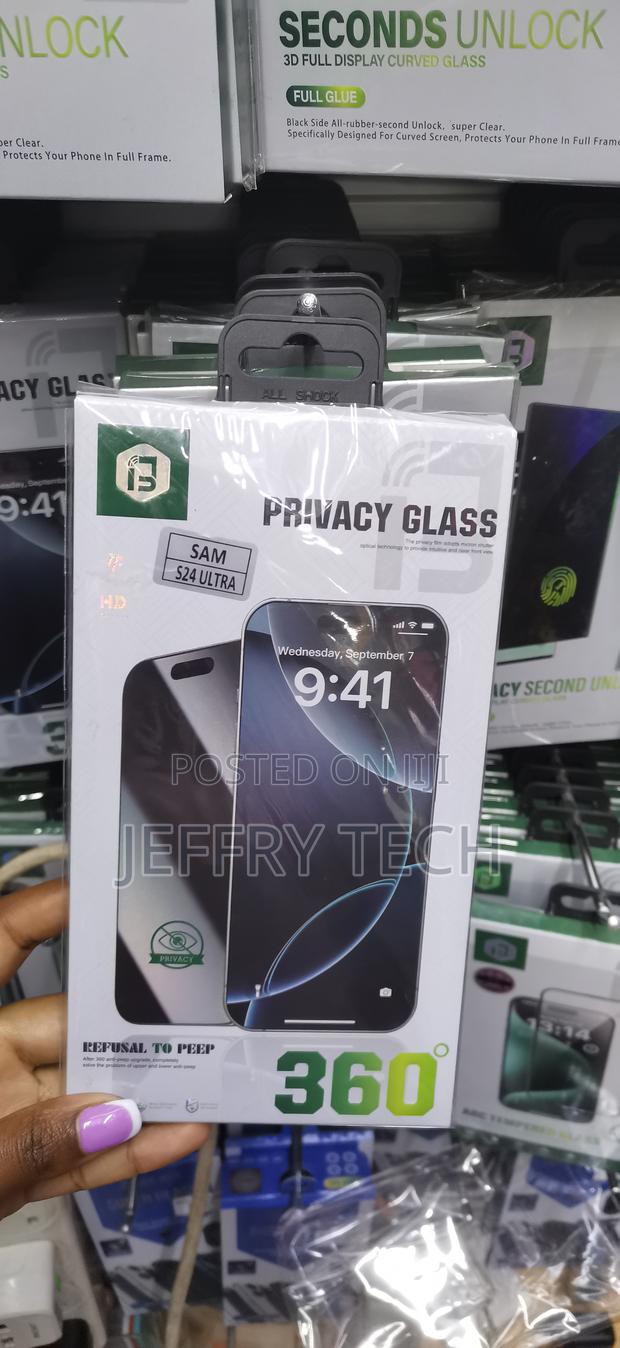 Spyro S24 Ultra Unlock Privacy Screen Protector With Hole - main view