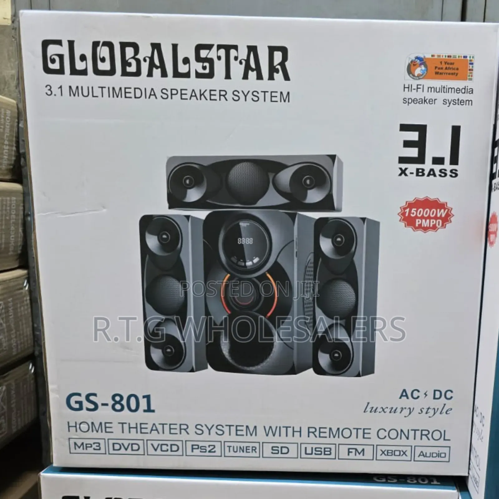 Immersive Globalstar 3.1ch Home Theater With Powerful Bass