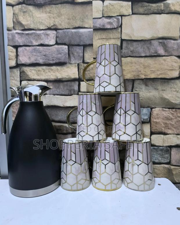 Unbreakable Flask +6 PCS Long Mugs - main view