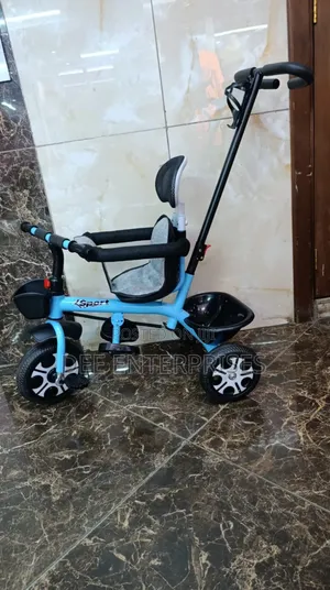 Caged Tricycles With Push Handle