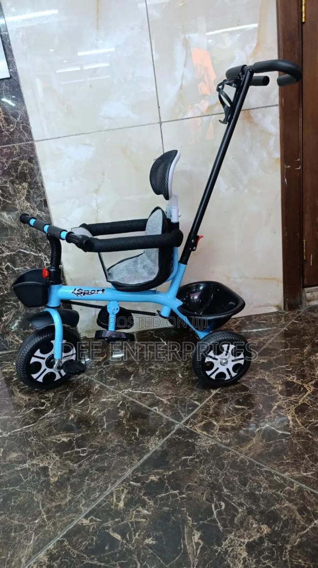 Caged Tricycles With Push Handle - thumbnail 3