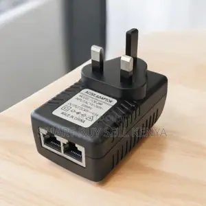 Portable and Compact 24v, 48v Poe Injector Power Over Ethernet Adapter