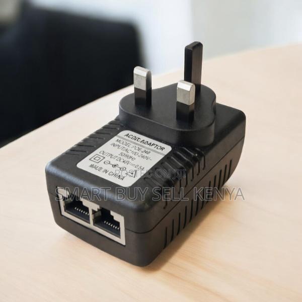 Easy to Operate 24v, 48v Poe Injector Power Over Ethernet Adapter