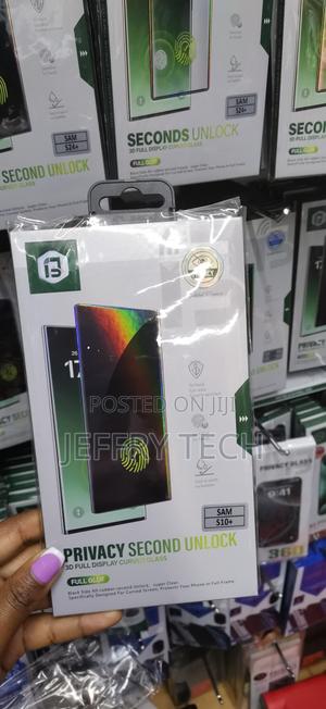 Surbid Privacy Tempered Glass Screen Protector for Samsung Galaxy S10+ - thumbnail 2