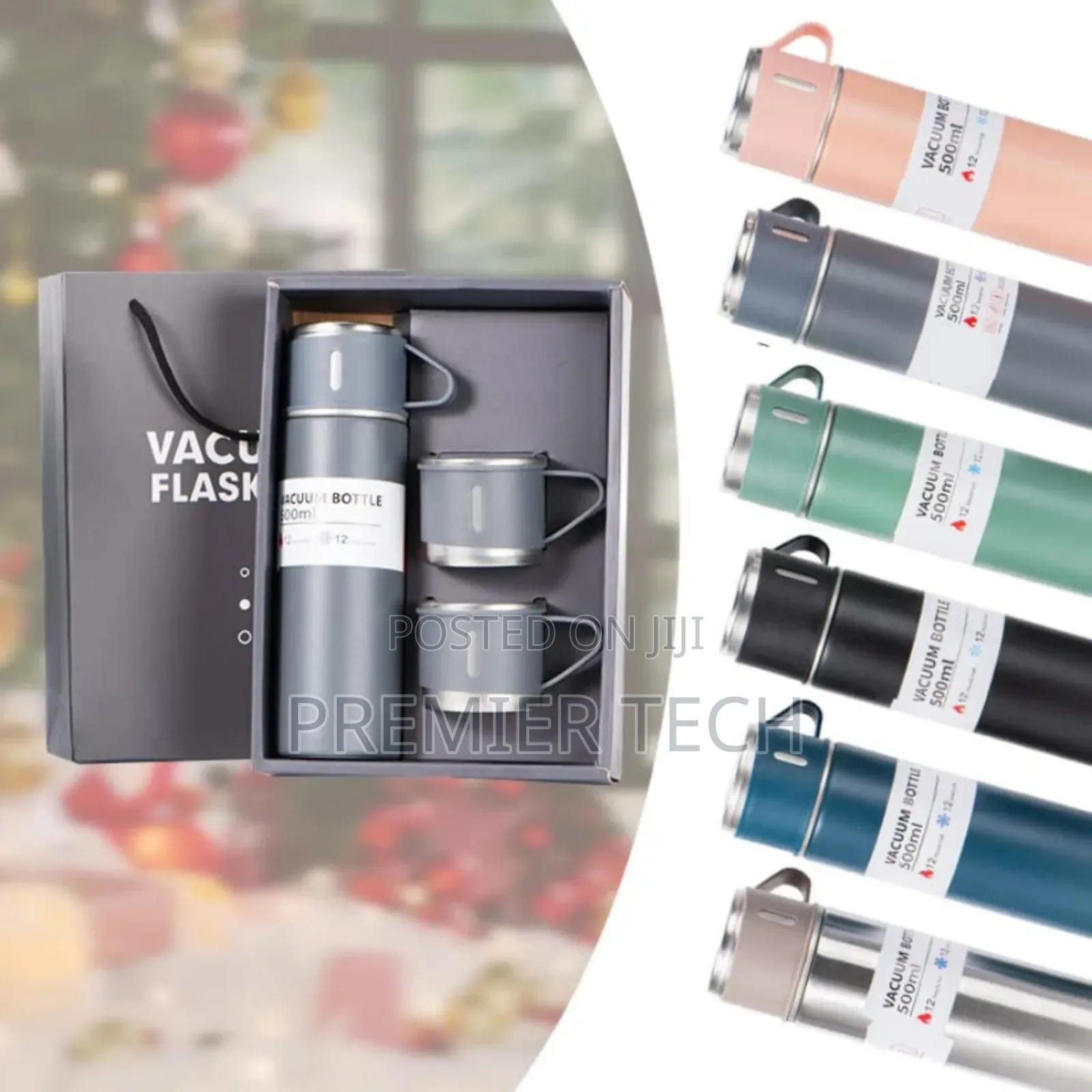 *500ml Insulated Travel Stainless Steel Vacuum Flask