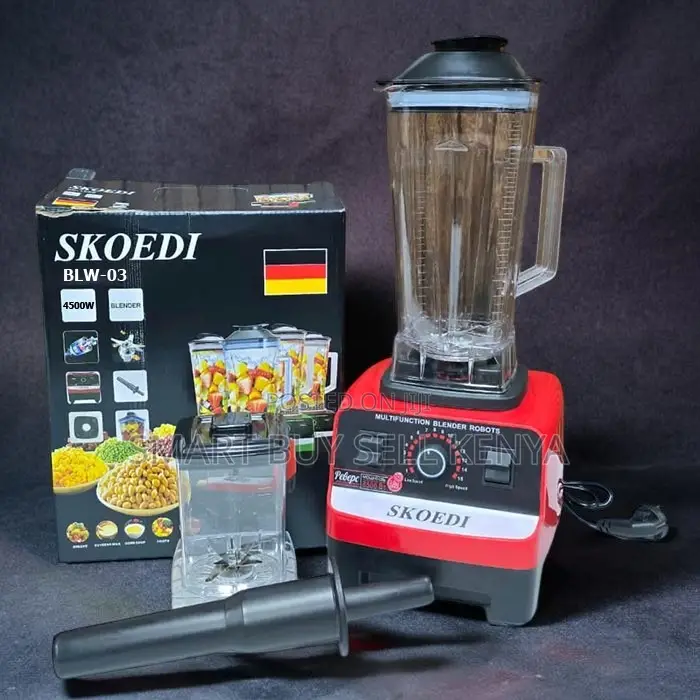 High Power 2-in-1 2.5l Large Capacity Double Cup Blender Grinder