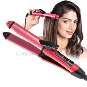 Geemy Hair Straightener Flat Iron With Water-Based Ceramic Glaze Layer